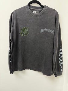 Godspeed Crashout LS T-shirt (Black Wash)