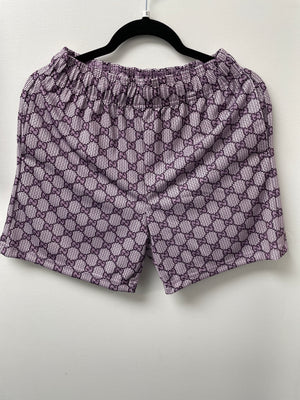 Bravest Studio GG Purple/Burgundy Shorts