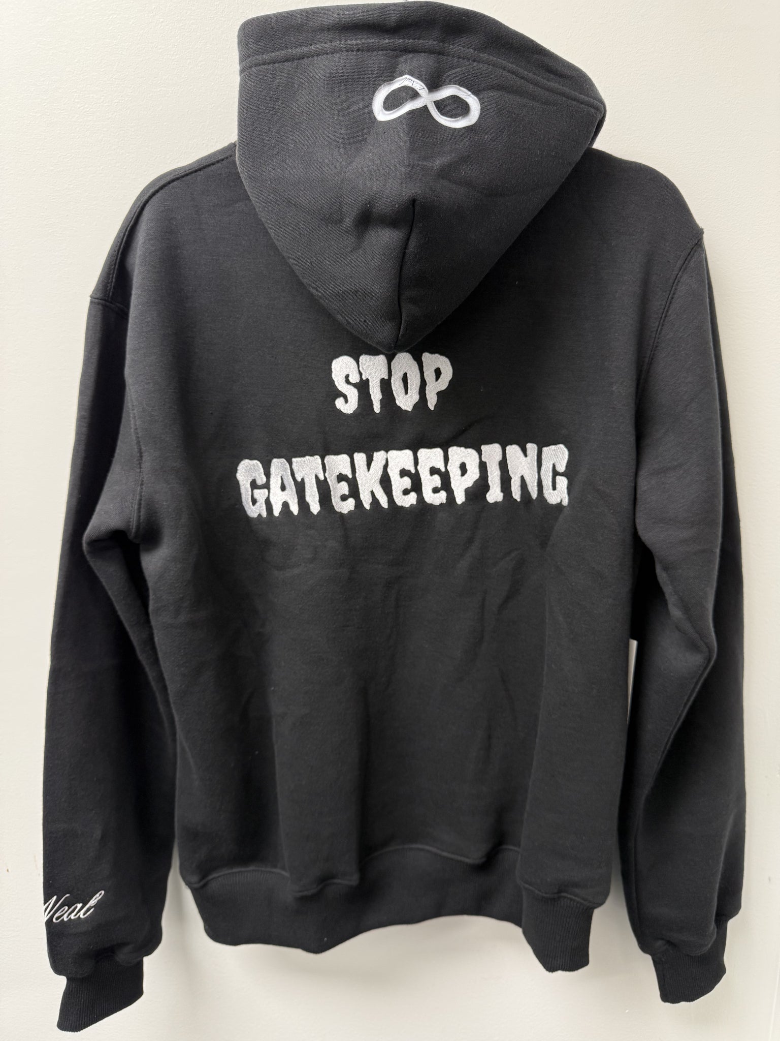 Eneal Infinity "Stop Gate keeping" Hoodie Black