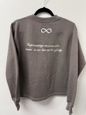 Eneal Infinity "FOREVER IN OUR HEART" Crew Grey