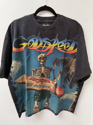 Godspeed Miami surf club Tee Black