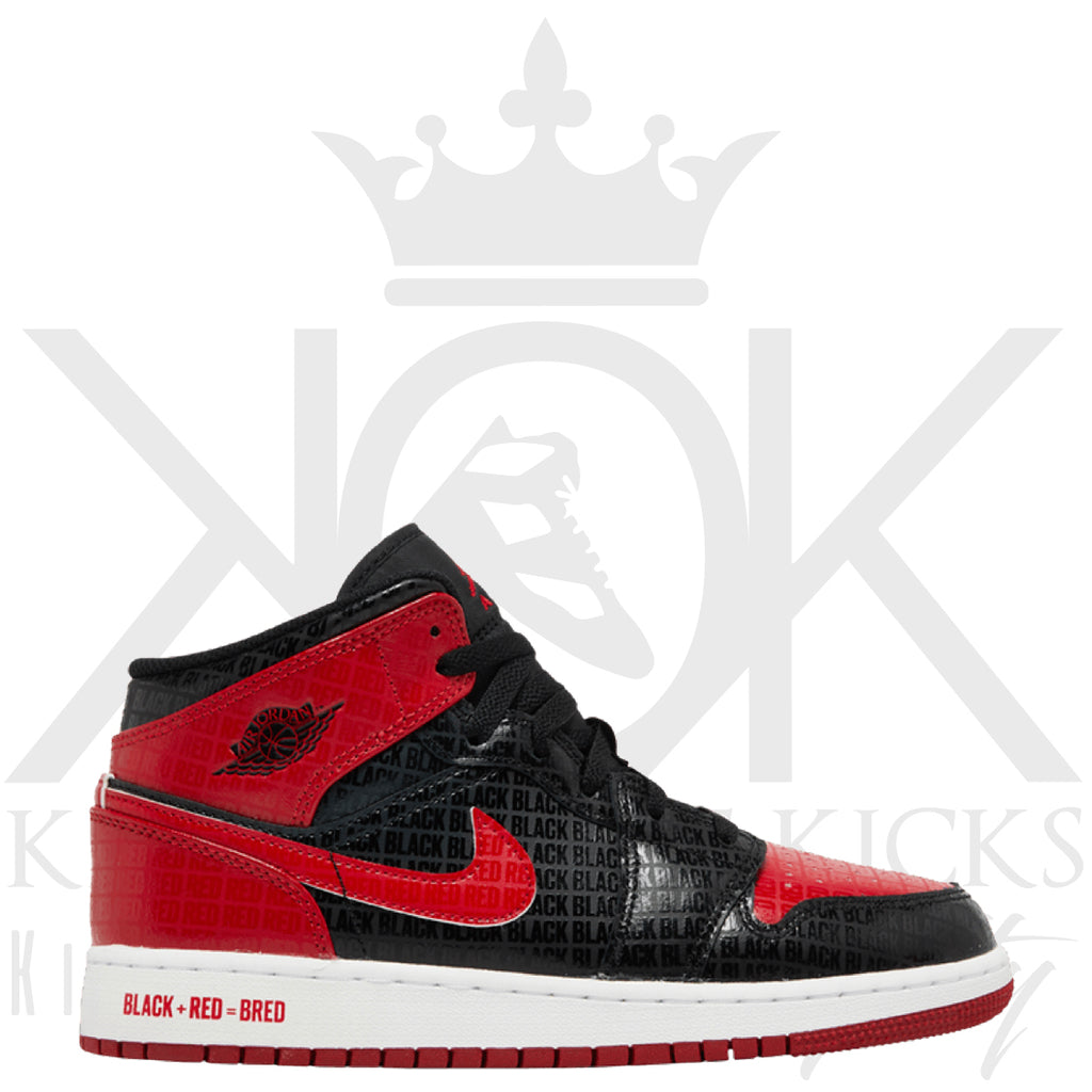 Air Jordan Mid Bred Text