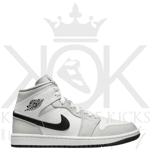 Air Jordan 1 Mid Light Smoke Grey