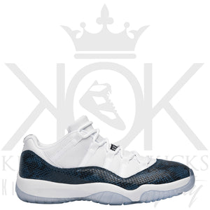Air Jordan 11 Low Snakeskin Navy