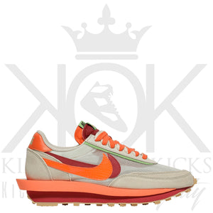 Nike Sacai x Clot x LDWaffle 'Net Orange Blaze'
