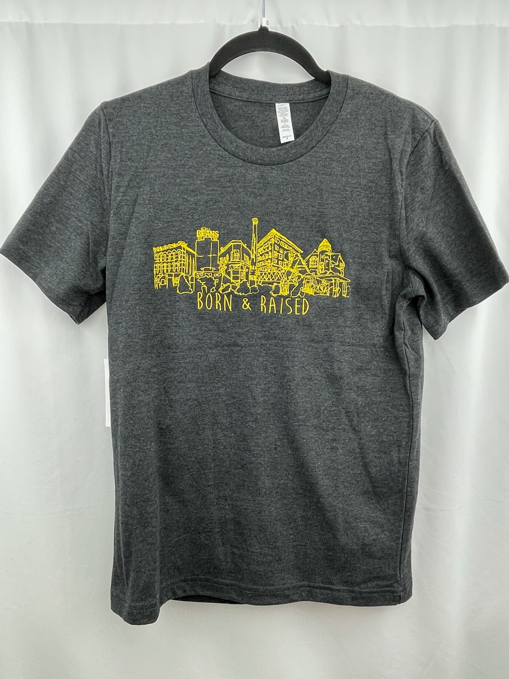 KOK Born & Raised Charcoal Grey/University Gold Tee Embroidered