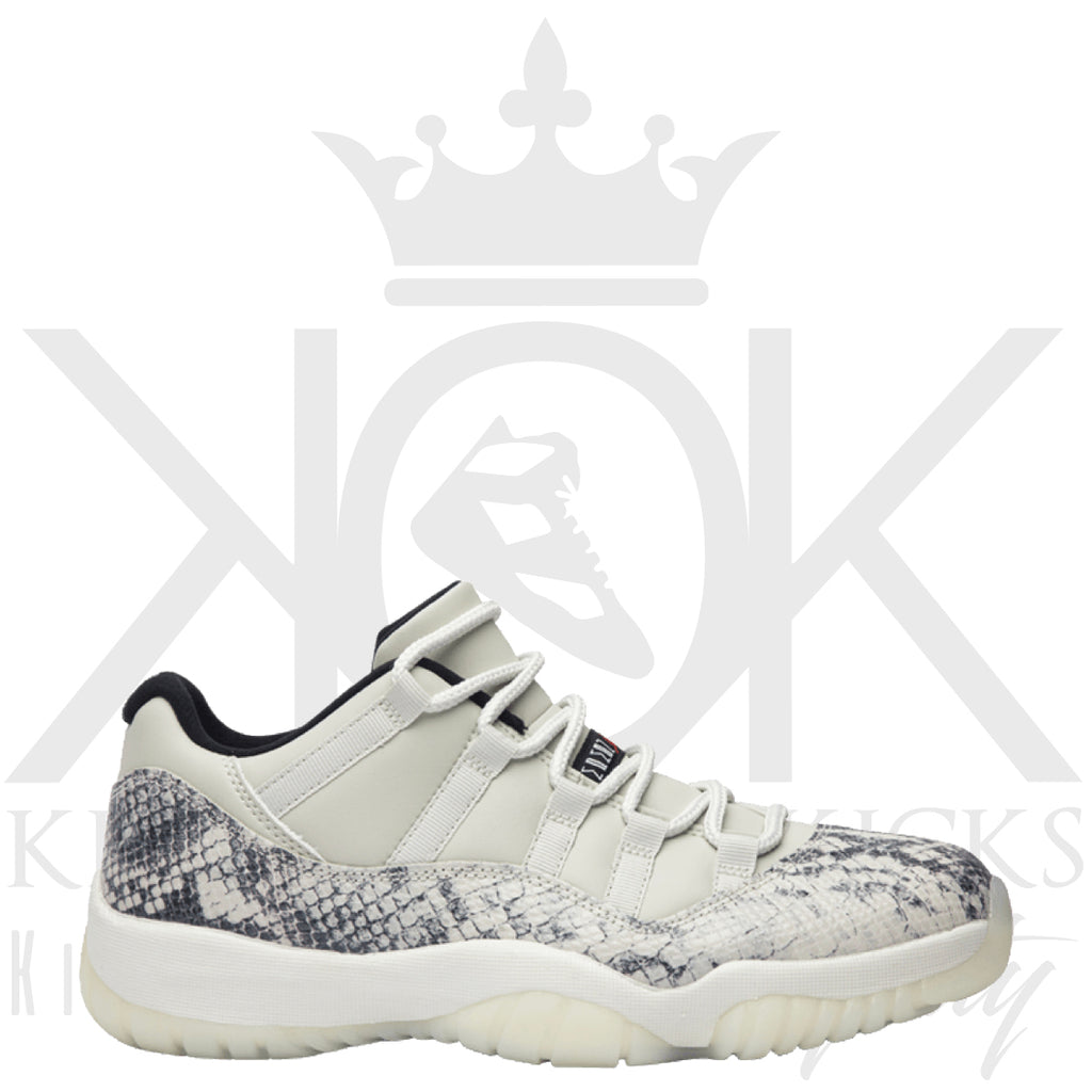 Air Jordan 11 Low Snakeskin Bone