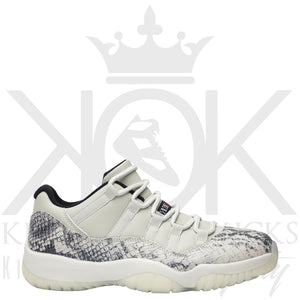 Air Jordan 11 Low Snakeskin Bone