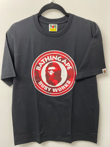 Bape Color Camo Busy Works Tee Black/Red
