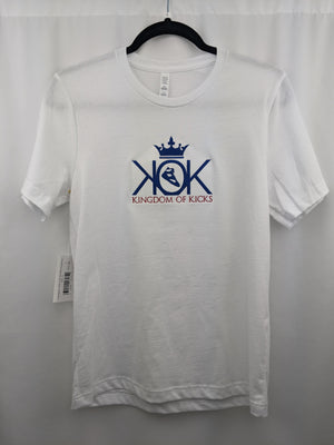 KOK White/Red/Blue Logo Tee Embroidered