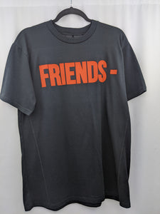 Vlone Orange Friends Tee Black