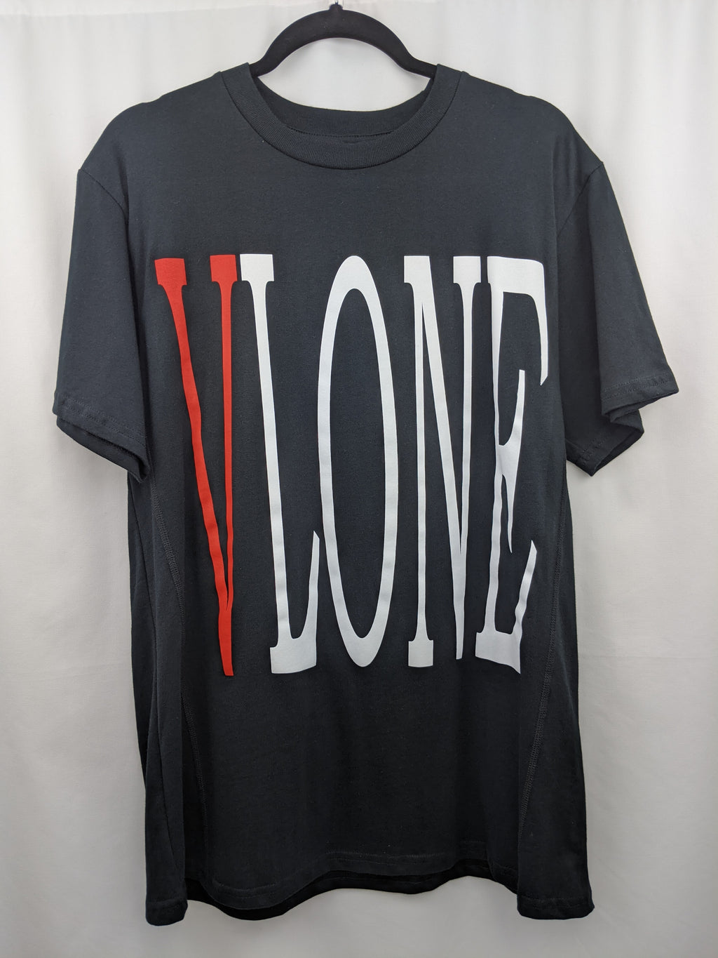 Vlone Red Staple Tee Black