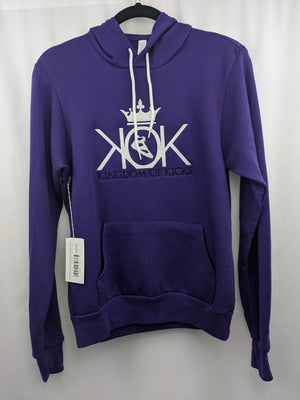 KOK Purple/White/Black Logo Hoodie Embroidered
