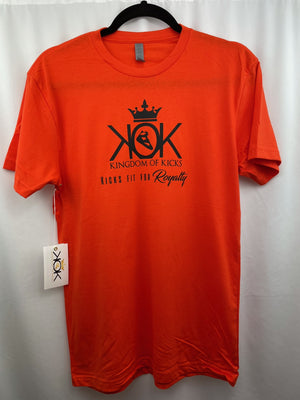KOK Black Logo Tee Orange