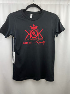 KOK Red Logo Kids Tee Black