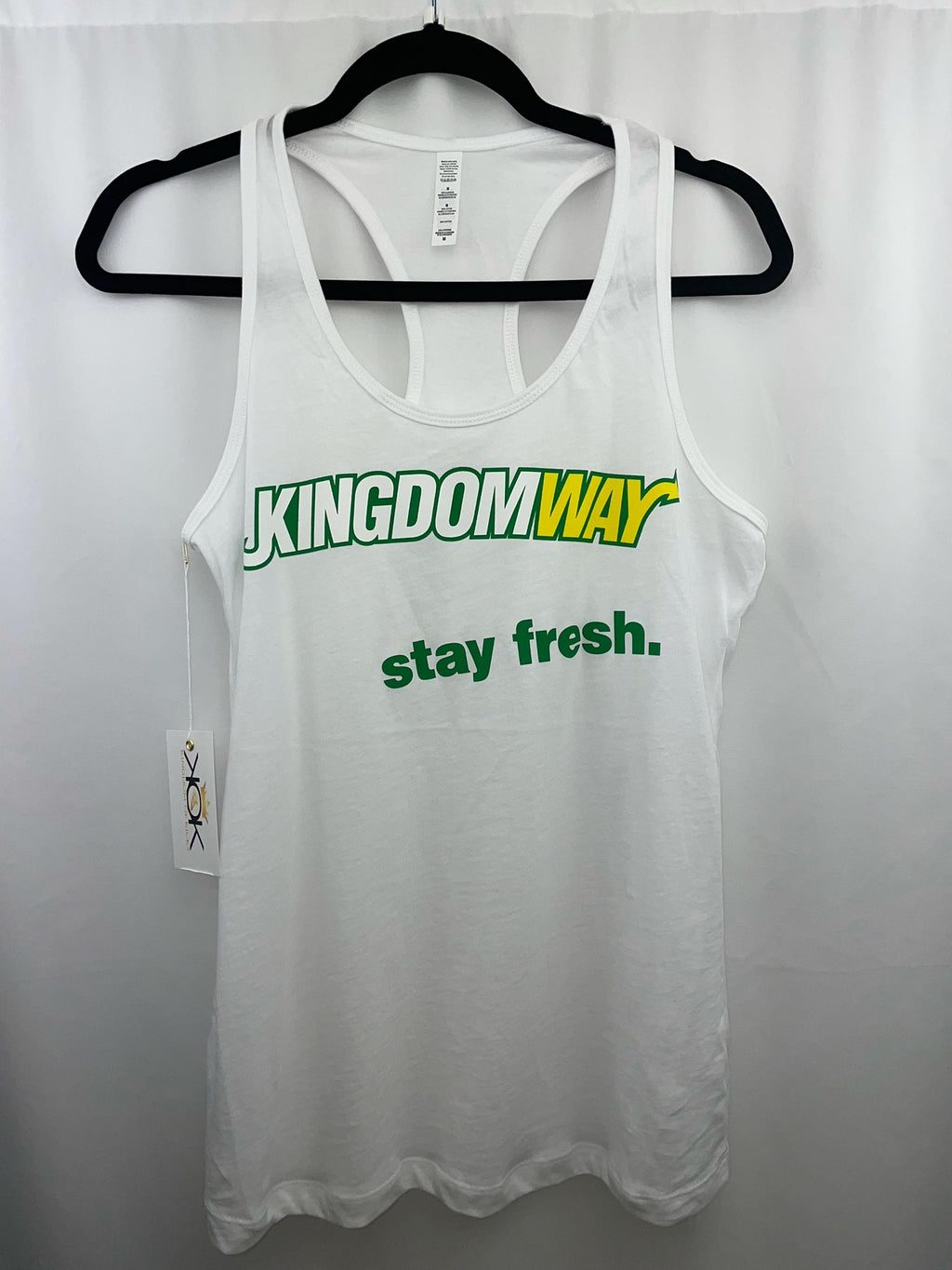 KOK OG Kingdom Way Logo Racerback White