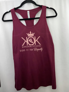 KOK Dusty Rose Logo Racerback Maroon