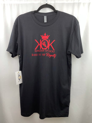 KOK Red Logo Tee Black