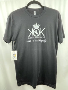 KOK Grey Logo Tee Black