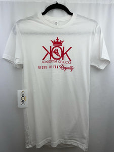 KOK Red Logo Tee White