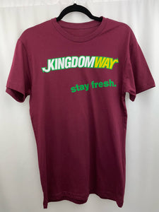 KOK Kingdom Way Tee Maroon